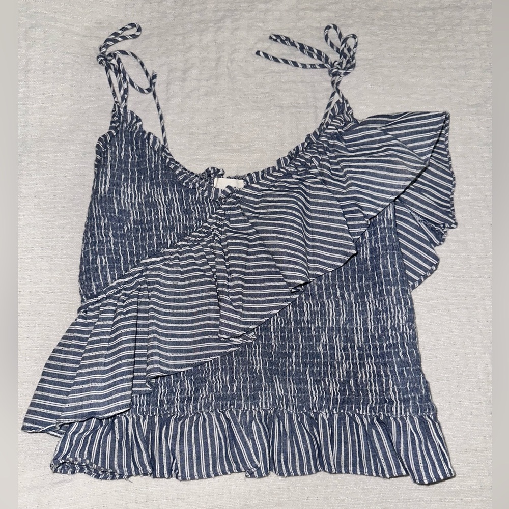 Impeccable Pig Seersucker Spaghetti Strap Top